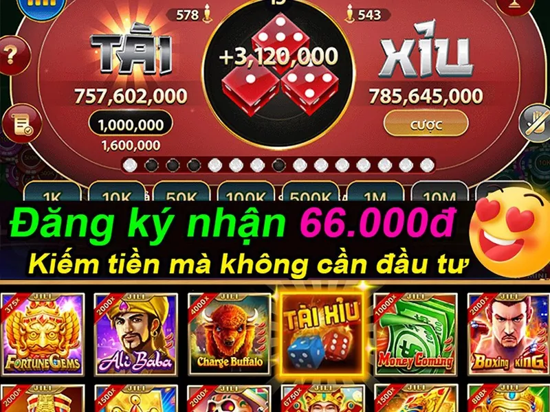 Bàn chơi Sic Bo trực tuyến tại hi88vip6