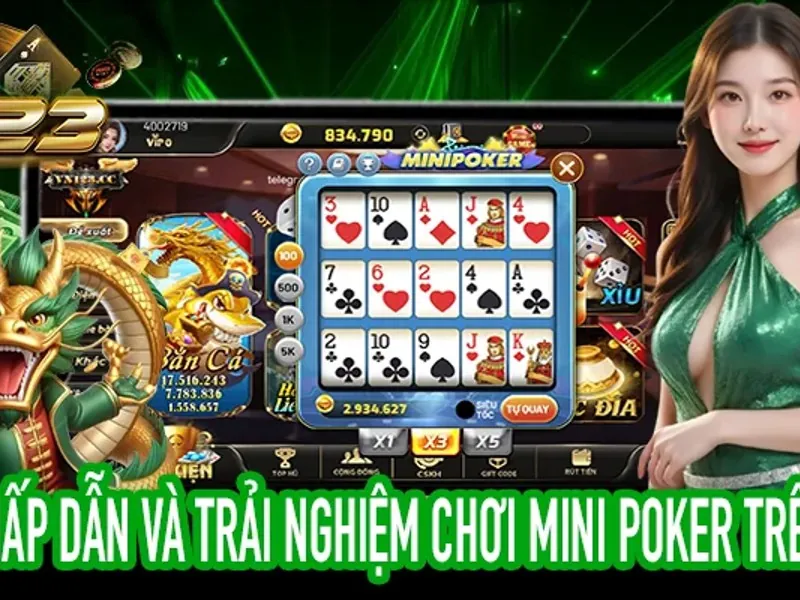 Bàn chơi Blackjack tại hi88vip6